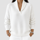Juliet | Women's Relaxed V-Neck Knit Jumper
