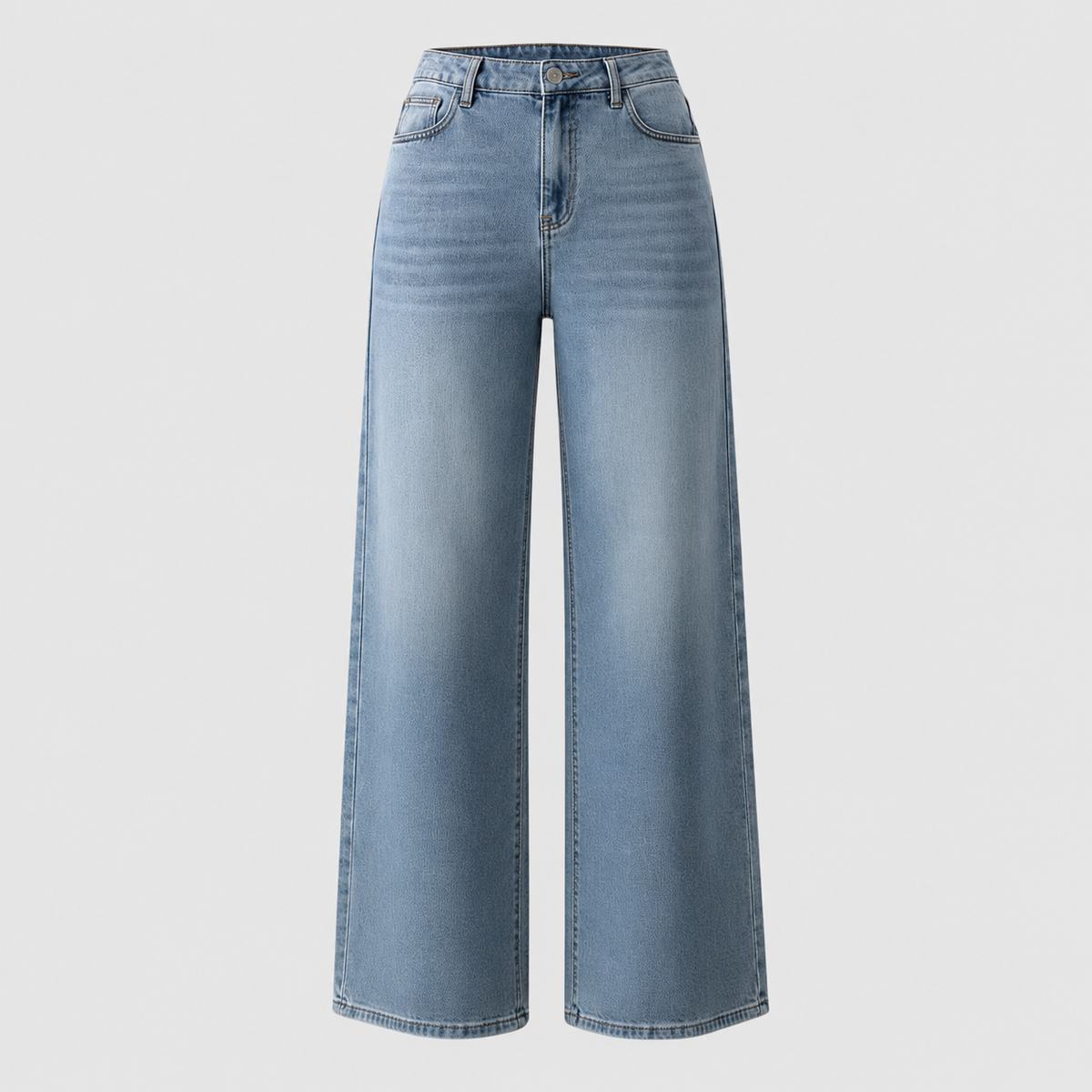 Women's High-Rise Wide-Leg Denim Jeans — view 1