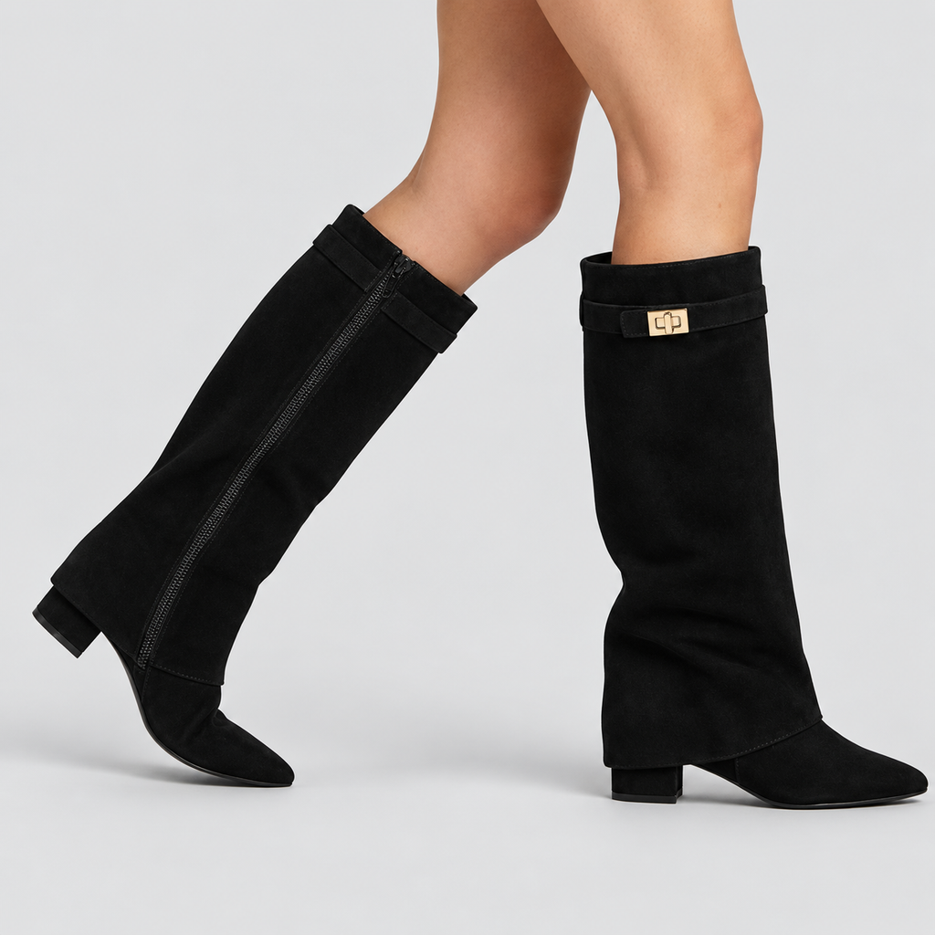 Women's Knee-High Block-Heel Boots — view 2