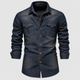 Lionel | Men's Western-Style Shirt with Flap Chest Pockets
