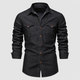 Lionel | Men's Western-Style Shirt with Flap Chest Pockets