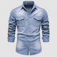 Lionel | Men's Western-Style Shirt with Flap Chest Pockets