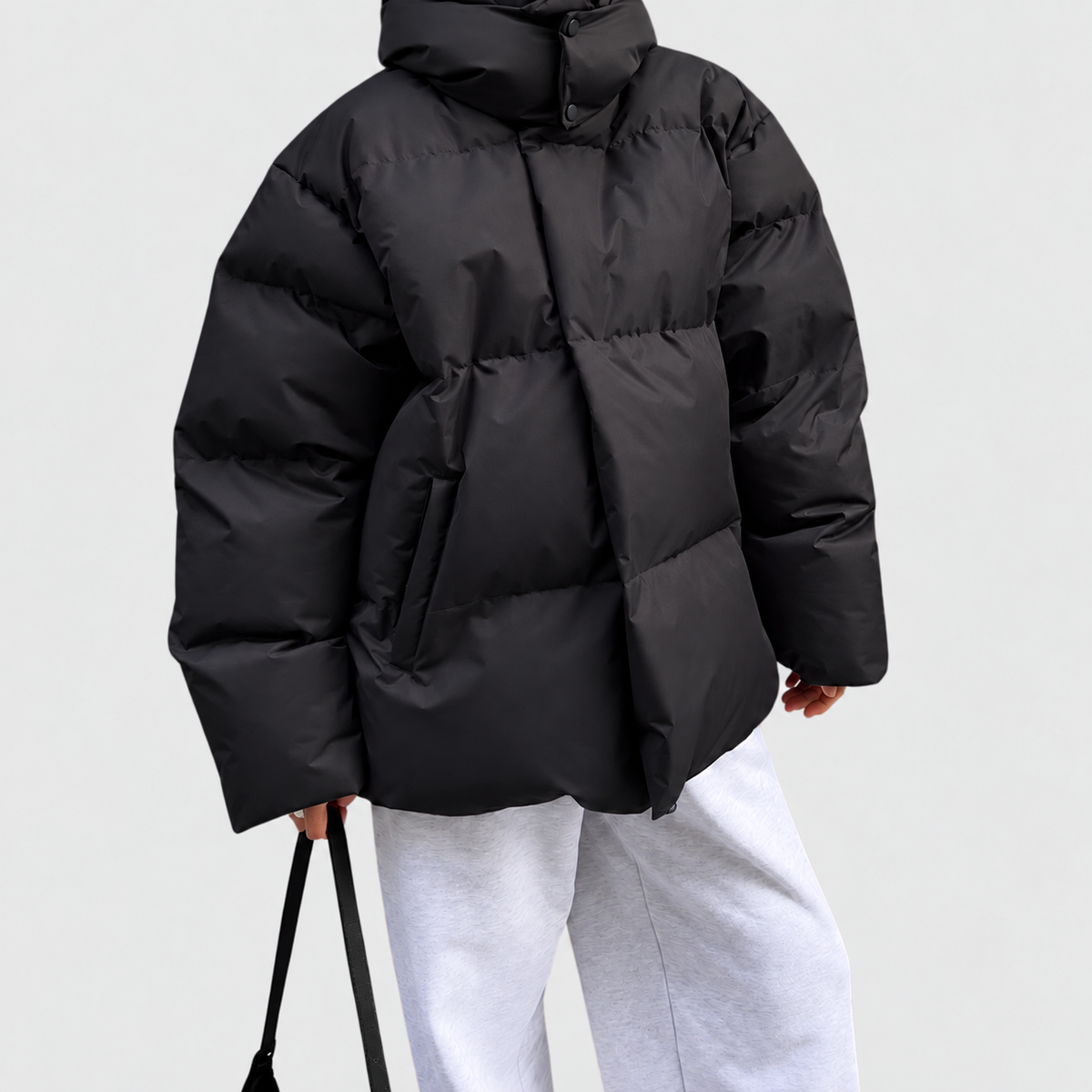 Women's Lightweight Quilted Puffer Jacket with Hood — view 3