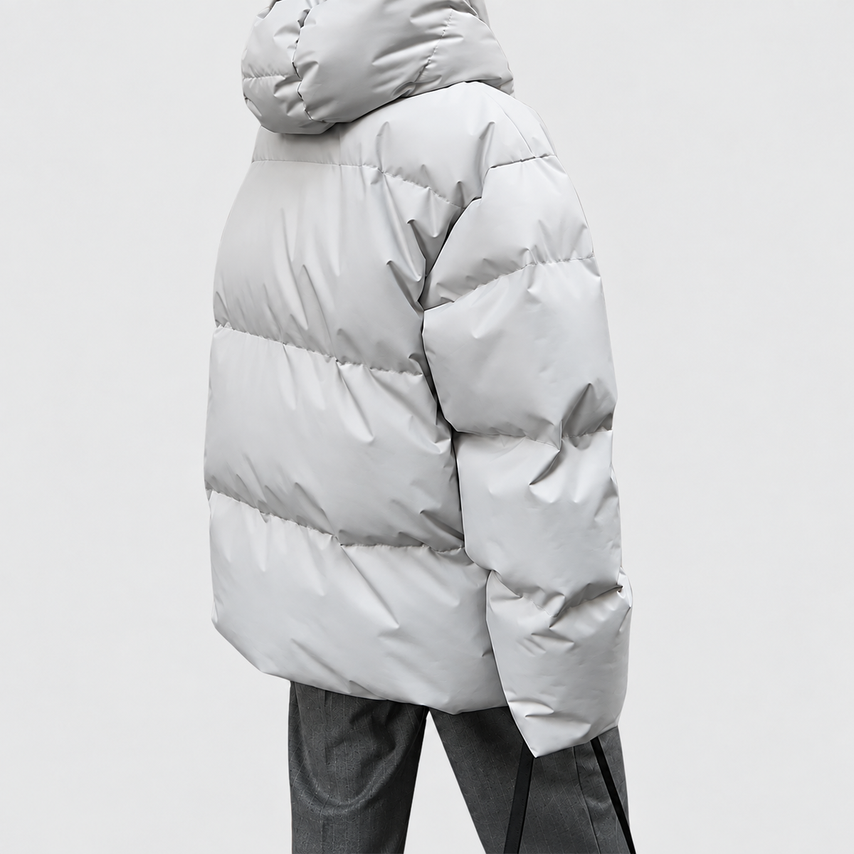 Women's Lightweight Quilted Puffer Jacket with Hood — view 5