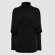 Ottilie | Women’s Cape Turtleneck Jumper with Split Sleeves