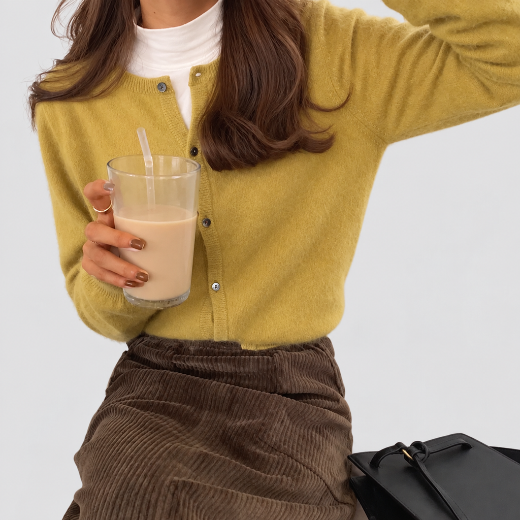 Women's Button-Front Knit Cardigan with Soft Finish — view 6