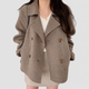 Georgina | Women’s Double-Breasted Blazer with Notched Lapel