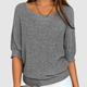 Arabella | Women’s Oversized Crew Neck Jumper with Textured Knit