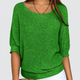 Arabella | Women’s Oversized Crew Neck Jumper with Textured Knit