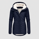 Matilda | Women’s Warm Hooded Winter Jacket with Sherpa Lining