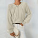 Lowri | Women's Cable Knit Jumper with Puff Sleeves