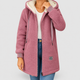 Marianne | Women's Longline Wool-Effect Sherpa Hooded Jacket