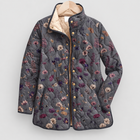 Black-floral purple