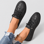 Women's Lace-Up Flat Trainers — view 7