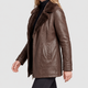 Mirabel | Women's Leather-Look Jacket with Shearling-Style Collar