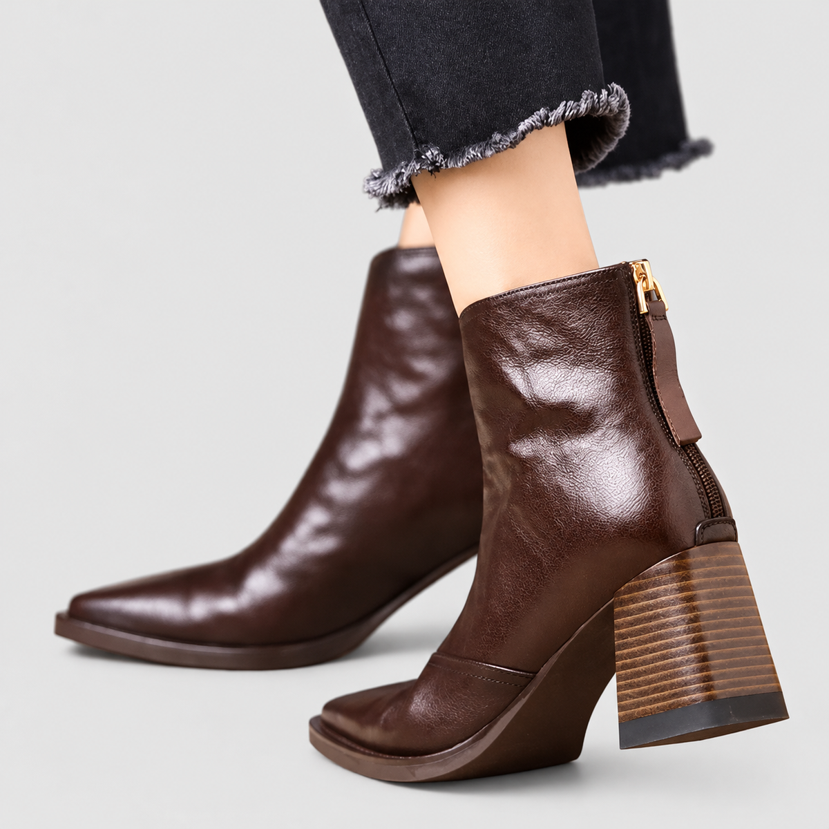 Women's Block-Heel Ankle Boots — view 3