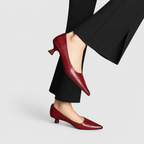 Women's Pointed-Toe Kitten-Heel Court Shoes — view 4