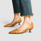 Women's Pointed-Toe Kitten-Heel Court Shoes — view 9