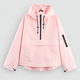 Naomi | Women's Hooded Pullover Anorak Jacket with Half Zip