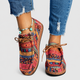 Nerissa | Women's Patterned Lace-Up Shoes