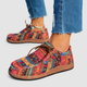 Nerissa | Women's Patterned Lace-Up Shoes