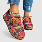 Women's Patterned Lace-Up Shoes — view 6