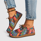 Women's Patterned Lace-Up Shoes — view 9