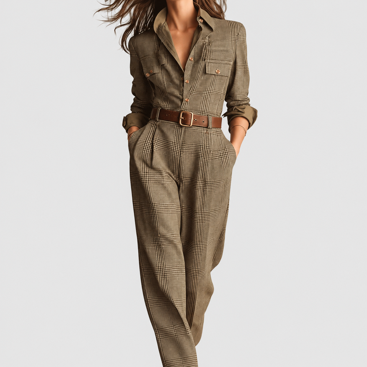 Women's Elegant Tailored Jumpsuit — view 2