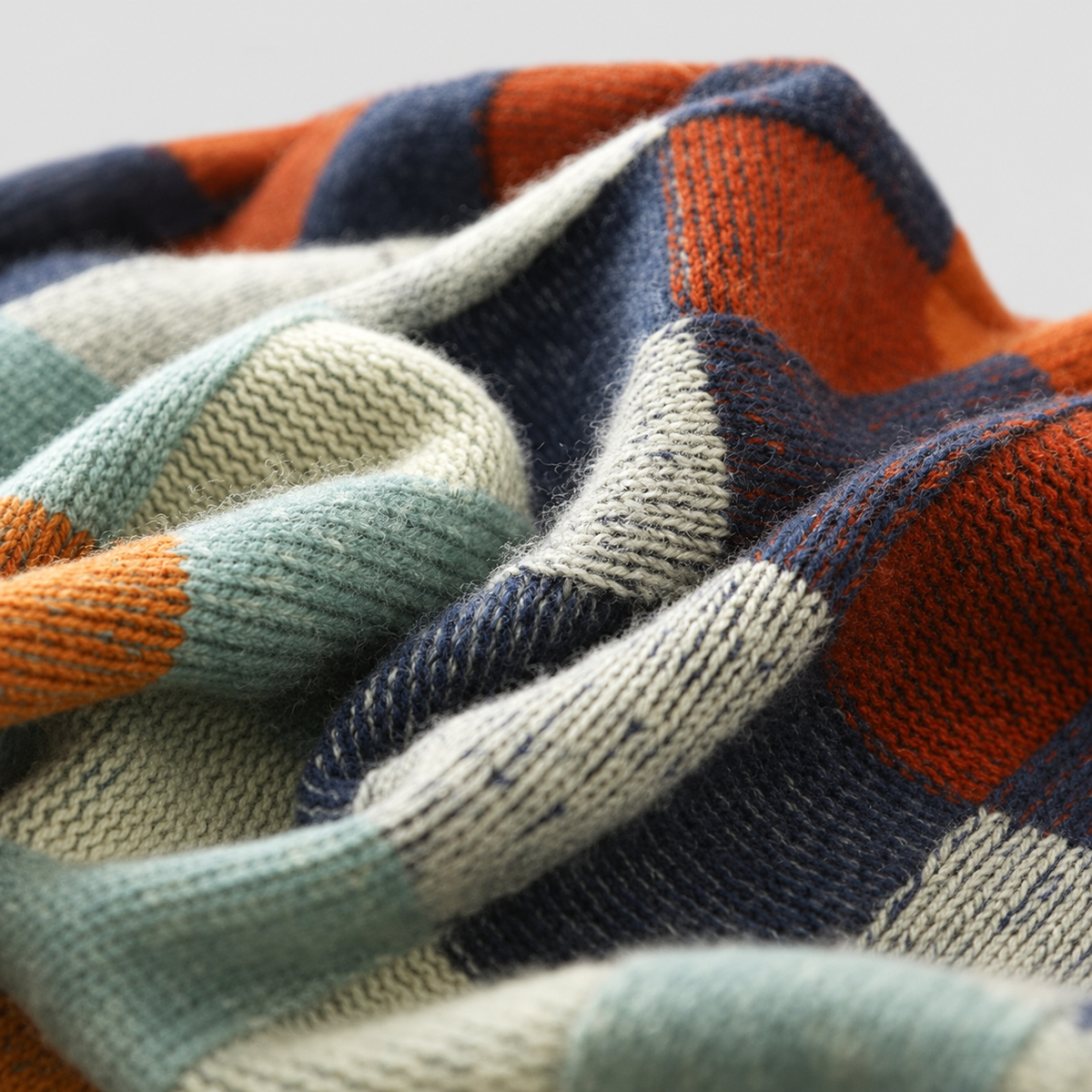 Women's Multicoloured Roll-Neck Jumper — view 3