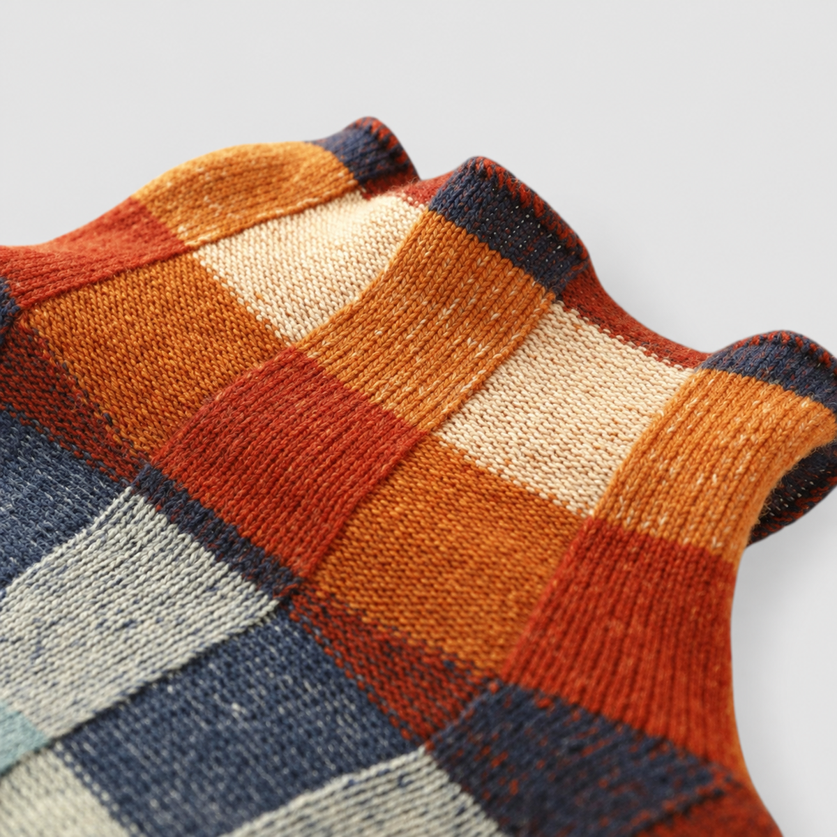 Women's Multicoloured Roll-Neck Jumper — view 4