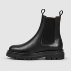 Women's Chunky Platform Chelsea Boots in Black — view 1