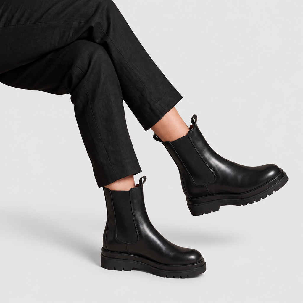 Women's Chunky Platform Chelsea Boots — view 4