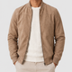 Rafferty | Men's Suede-Look Zip-Up Bomber Jacket