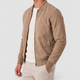 Rafferty | Men's Suede-Look Zip-Up Bomber Jacket