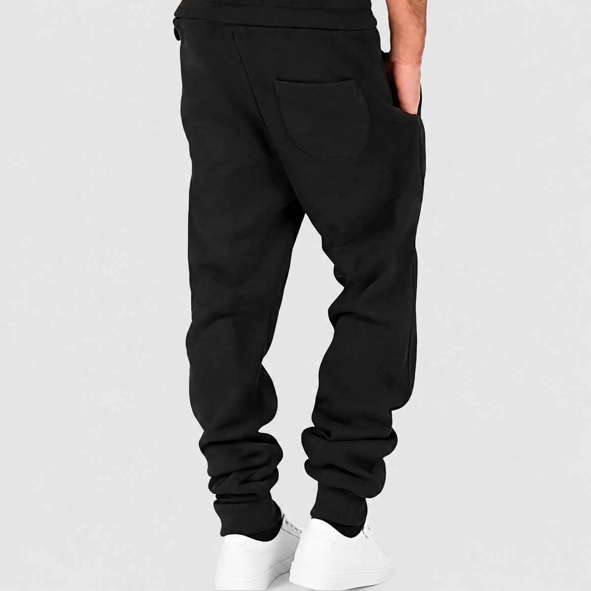Men's Drawstring Joggers with Ribbed Cuffs — view 8