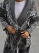 Rhian | Women's Jacquard Cardigan with Tassel Fringe