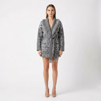Rhian | Women's Jacquard Cardigan with Tassel Fringe