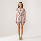 Rhian | Women's Jacquard Cardigan with Tassel Fringe