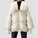 Rosalind | Women's Oversized Quilted Faux Puffer Jacket