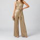 Rosalyn | Women's Sequin Straight-Leg Evening Jumpsuit