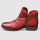 Ruth | Women's Side-Zip Ankle Boots with Low Heel