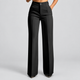 Sarah | Women's High-Waisted Wide-Leg Trousers