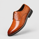 Sebastian | Men's Lace-Up Brogue-Detail Round-Toe Derby Shoes