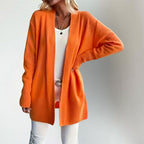 Sybilla | Women's Longline Cardigan with Open Front