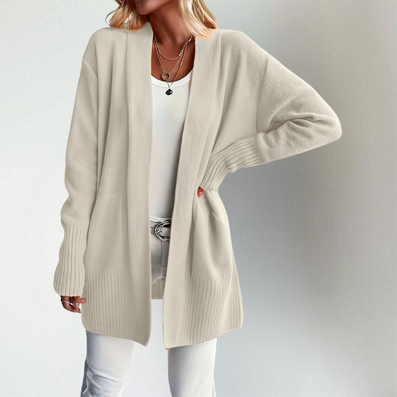 Sybilla | Women's Longline Cardigan with Open Front