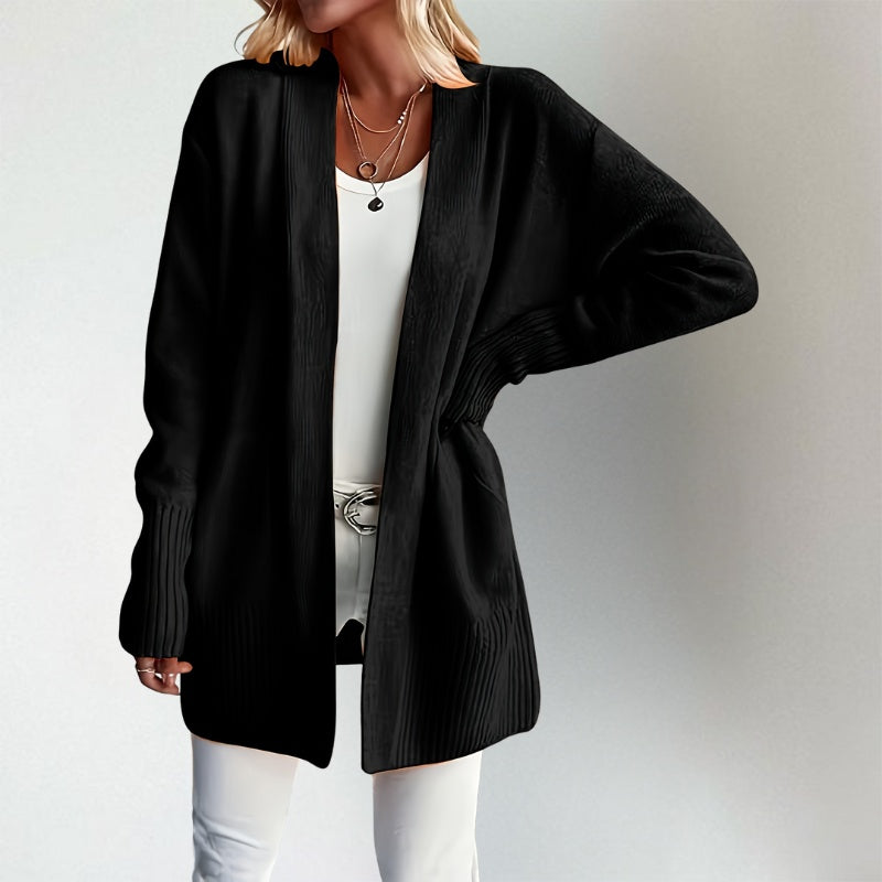 Sybilla | Women's Longline Cardigan with Open Front