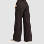 Women's Soft Wide Leg Drawstring Lounge Trousers — view 3