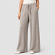 Tabitha | Women's Soft Wide Leg Drawstring Lounge Trousers