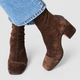 Tamsin | Women's Square-Toe Block-Heel Ankle Boots with Contrast-Panel Options