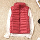 Tegan | Women's Padded Gilet with Stand Collar and Zip